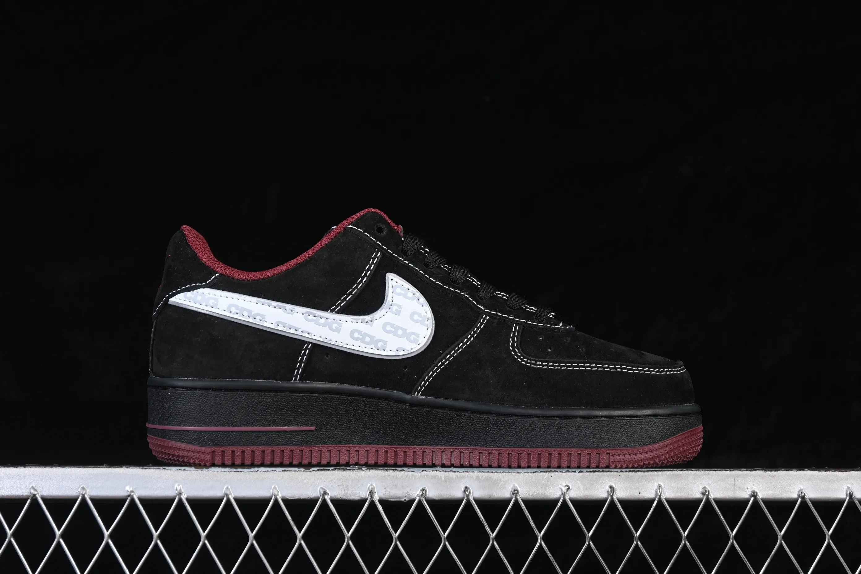 All categories Nk Air Force 1 Air Force series Nk Air Force 1 Low Air Force low top Nike Air Force 1'07 Low Supreme joint black and red grimace Air Force 1 low top casual sneakers XZ6188-117